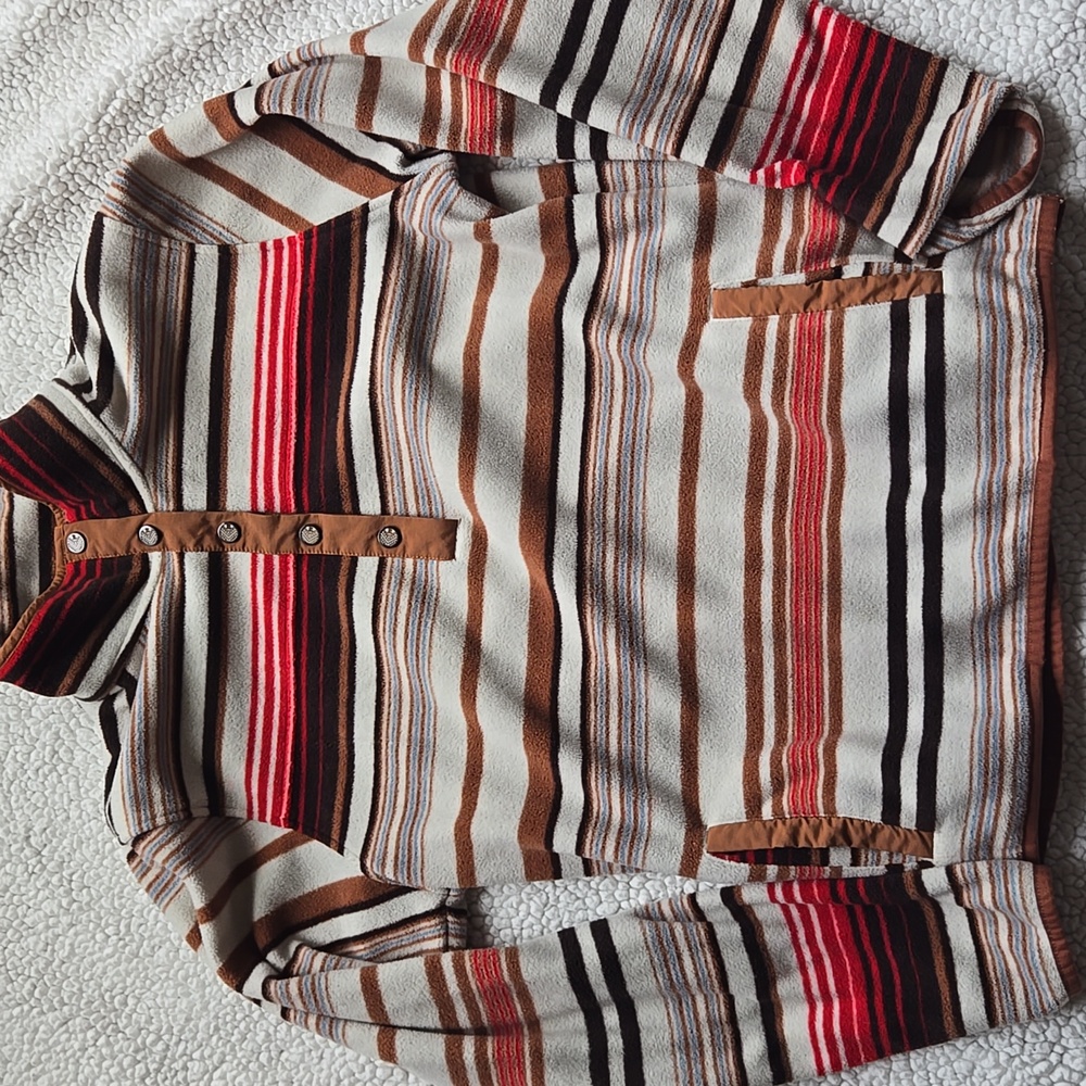 Striped Multicolor Women's Cinch Sweater